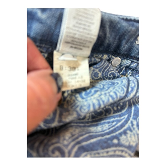 American Eagle Outfitters Dark Blue Distressed Skinny Jeans - Picture 10 of 10